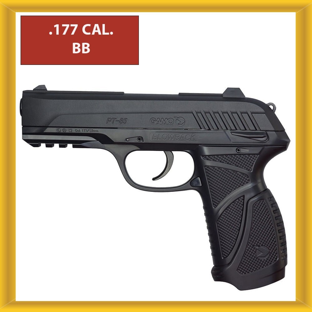 Gamo PT-85 Blowback Action Pellet Pistol CO2 Powered 177 Caliber New