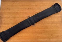 Original SOFT TOUCH Black Neoprene Western Saddle Cinch ~34″