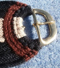 Mohair Horse Hair Tassel 24 Strand 31 in. Horse Cinch Brass Hardware