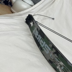 USA Spirit Compound Bow Graphite Camo Draw Length 23 25 Inch Draw Weight 55