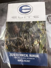 Elite Kure compound bow Great Shape, Ready To Hunt, 65 Lb Limbs/ Adjustable Draw