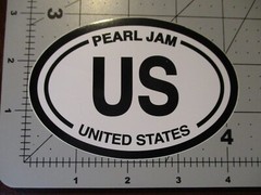 PEARL JAM United States US Tour STICKER decal tour concert merch cd lp