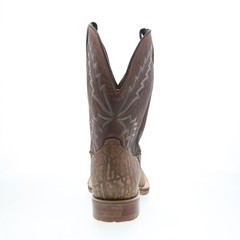 Tony Lama Bowie 11″ Square Toe Made In USA Mens Brown Wide Western Boots 11