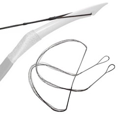 57″ 12 Strands Bow String Replacement for Recurve Long Bow Hunting Strings