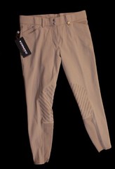 Romfh Sarafina Euro Grip Breeches Fatigue Beige SZ 34 Long NWT