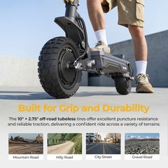 Ausom L1 Adult Electric Scooter,800W Motor,44mi Max Operating Range,E-Scooters