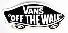Vans Off The Wall 4 in x 1.875in Decal Classic Skateboard Assorted Designs