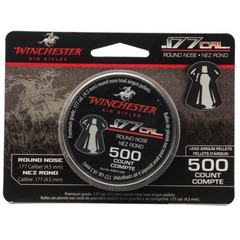 Winchester Air Rifles .177 Caliber Round-Nose Pellets for Air Guns, 500-Count