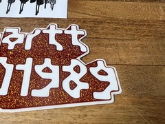 Carhartt WIP Since 1988 Bronze STICKER Work In Progress Bape Palace