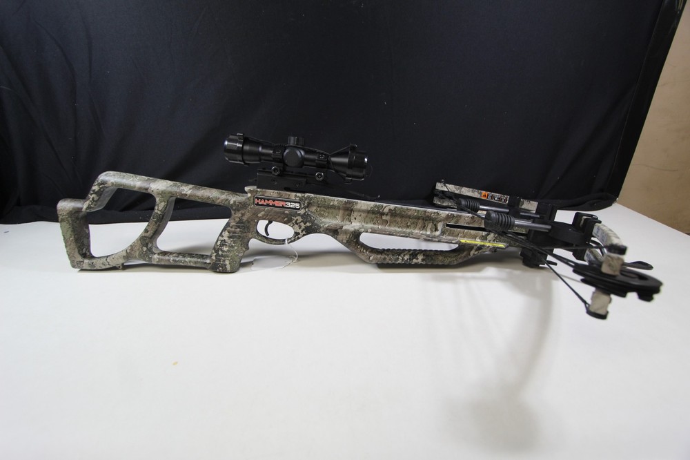 PARKER HAMMER 325 CROSSBOW 325 FPS 170 LBS DRAW 11.25″ STROKE(04LE26CA)