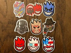 SpitFire Funny Laptop Skateboard Guitar Luggage Decals/Stickers – Your Choice!