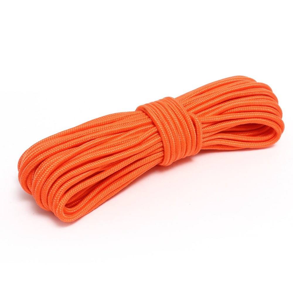 Nylon Rope, 1/4 inch 100FT Nylon Poly Rope Utility Cord Strong Polyester for …