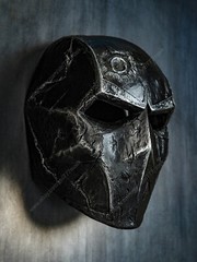 Custom Airsoft Mask Helmet Full Face BB Gun Halloween Costume Cosplay Black A24