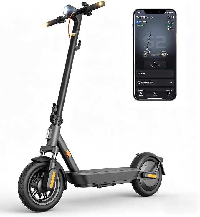 900W Electric Scooter for Adults 44 Miles Range 20MPH 12″ Tires Dual Suspension