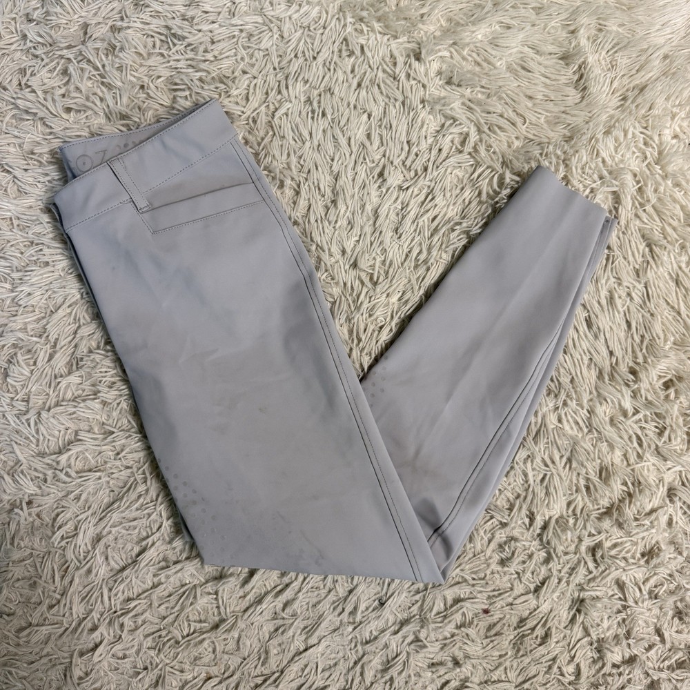 Women’s Size IT42 Grey Ego7 Full Seat Horseback Riding Breeches