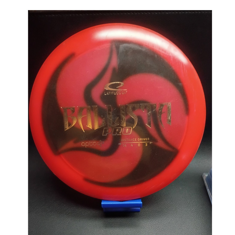 Latitude 64 Ballista Pro Opto Distance Driver Red Black Disc Golf Disc
