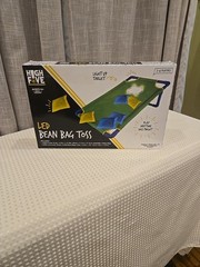 High five LED Light Up Bean Bag Toss Game 2-4 Players Ages 6+ New in Box 2023