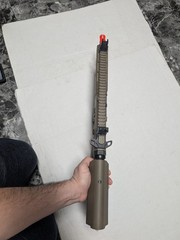Airsoft BB Ripcord Airsoft Rifle Tan AEG 6mm BB Orange Tip