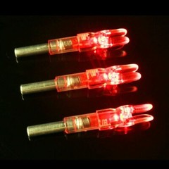 6/12Pc Automatic LED Shooting Archery Arrows Lighted Nocks 6.2mm Arrow Nock Tail