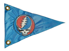 Custom Grateful Dead Stealie Triangle Safety Flag Burgee SAILBOAT KAYAK trike