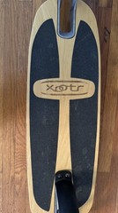Xootr Cruz Foot Scooter With Brake & Wooden Deck