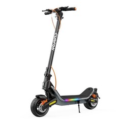 Electric Scooter up to 25Mph 35Miles Disc Brakes with EABS Fingerprint Unlock