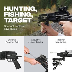 BALLISTA BAT Reverse Crossbow w/1x23x34m Tactical Reflex Green Red Dot Sight