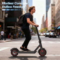 OBX Electric Scooter Adults 350W Foldable E-Scooter 18MPH 12-16 Mile Range