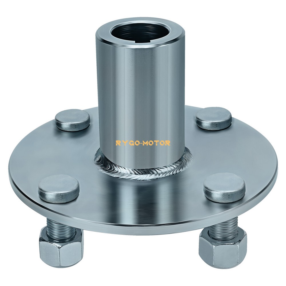 4″ x 4″ Go-Kart Live Axle Hub with 1″ to 3/4″ Step-Down for Gokart, Quad, ATV