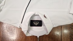 Makebe, New, Snake short sleeve show shirt, white, Large $150