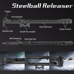 Archery Launcher Compound Bow Rapid Bow Shooter Steel Ball Hunting Shooting