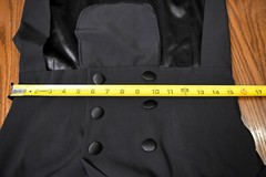 Grand Prix NEW tech washable shadbelly coat jacket black, CAN 12 USA 6, $810
