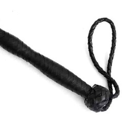 24-Inch Real Leather Riding Crop Equestrian Horse Training & Riding Gear