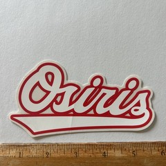 Vintage Osiris Shoes Sticker NOS Skateboarding