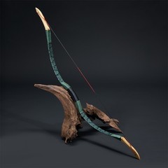 Traditional Recurve Bow Archery 20-50lb Handmade Longbow Hunting Shooting Target