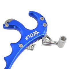 Archery Compound Bow Release Aid Thumb Bow Release Trigger 4 Fingers for Comp…