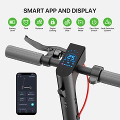 350W Adult Electric Scooter 30KM Long Range Folding E-Scooter Commuter 24KM/H