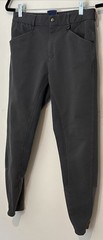 Ovation Ladies Riding Breeches Full Seat Size 30 R Equestrian Pants Stretch Gray