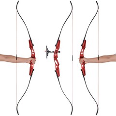 60″ Traditional Takedown Archery Recurve Bow 20lbs Longbow for Hunting Targeting
