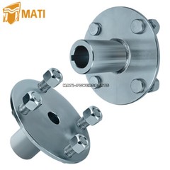 2*Go Kart Live Axle Hub 4″ x 4″ Wheel Hub For 1″ Shaft,with 1″ to 3/4″ Step Down