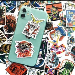 25 Piece Mix Lot 2” Mecha Robot Anime Sticker Pack – Retro Japan Decals Slaps