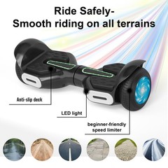 Commugo K3 Adults Off Road 6.5″ Hoverboard Bluetooth 220 lb Weight Limit UL2272