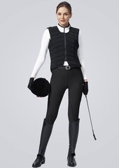 SANTINY Women’s Horse Riding Pants with Zipper Pockets Knee-Patch Size XS