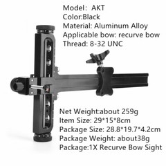 Archery Recurve Bow Sight Adjustable Competition Shooting Hunting Target