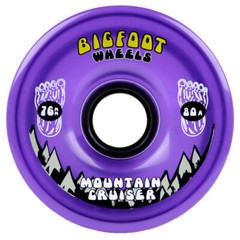 Bigfoot Longboard Wheels 76mm 80A SHR Mountain Cruisers Translucent Purple