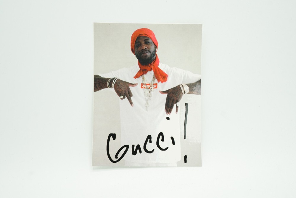 SUPREME GUCCI MANE STICKER DECAL NEW YORK SKATEBOARDING