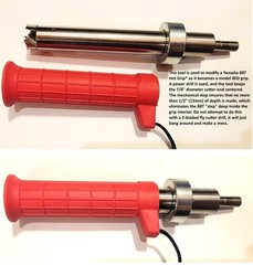 Snowmobile Hot Grips® 2 sets Yamaha 88T BLUE OEM grips, resistor, switch.