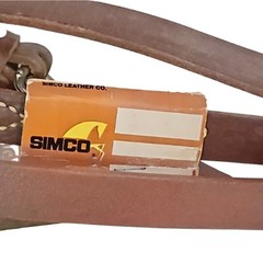 Simco Running Martingale Medium Oil Leather New Horse Size