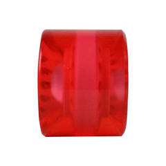 Blank Skateboard Wheels 59mm 82A Hi-Rebound Soft Cruiser Clear Red