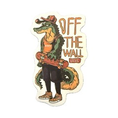 Vans Off The Wall Sticker Lot 5 Skateboarding Logo Graphic Decals Rare Mix